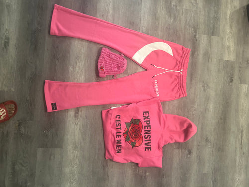 Expensive “C’est Le Mien” Pink Rose Set